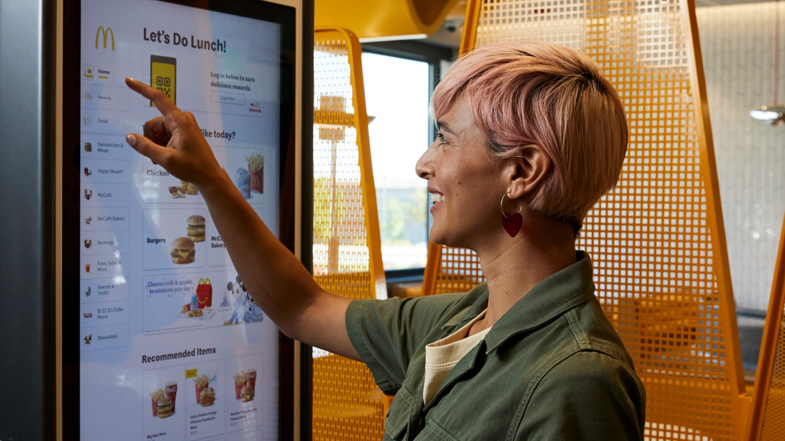 McDonald's — McDonald's Touch Screen Ordering: Self-Order Kiosks and Digital Menu Boards