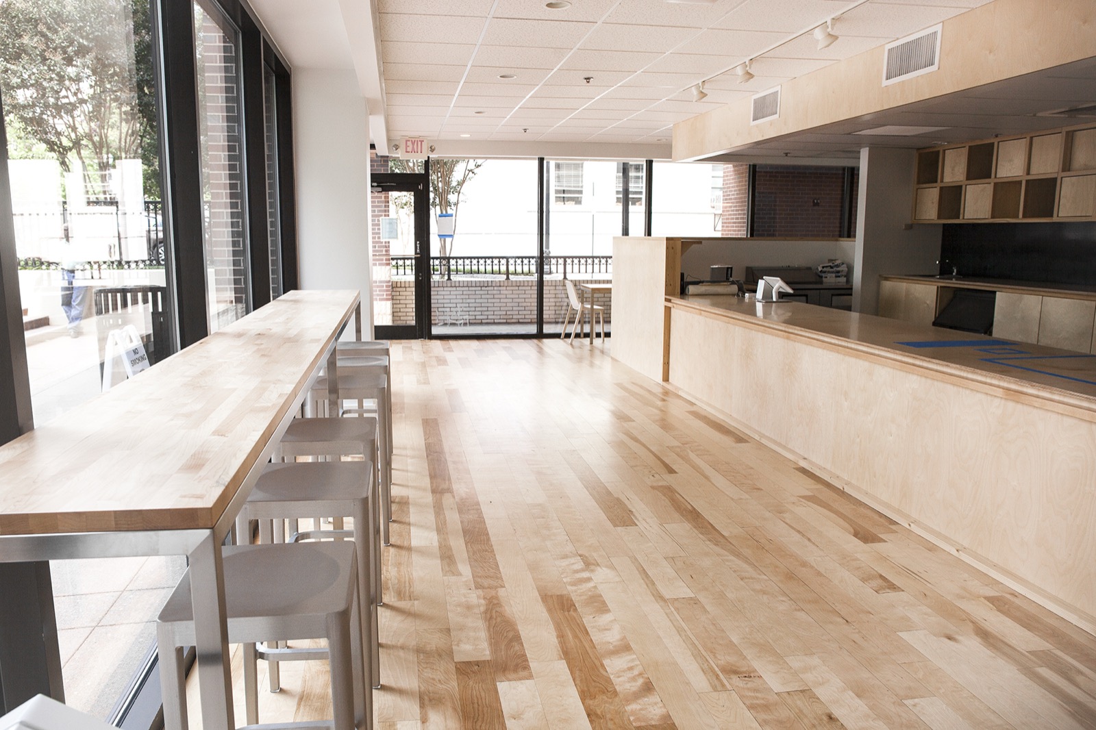 Huge Café interior space