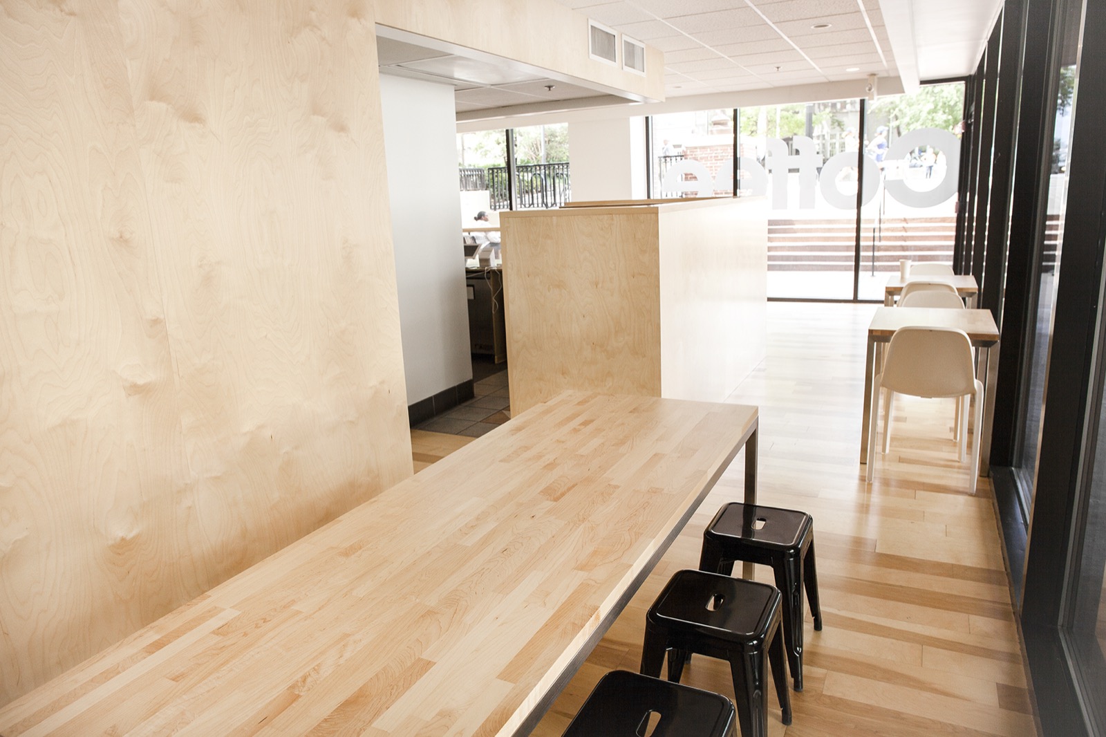 Huge Café seating area